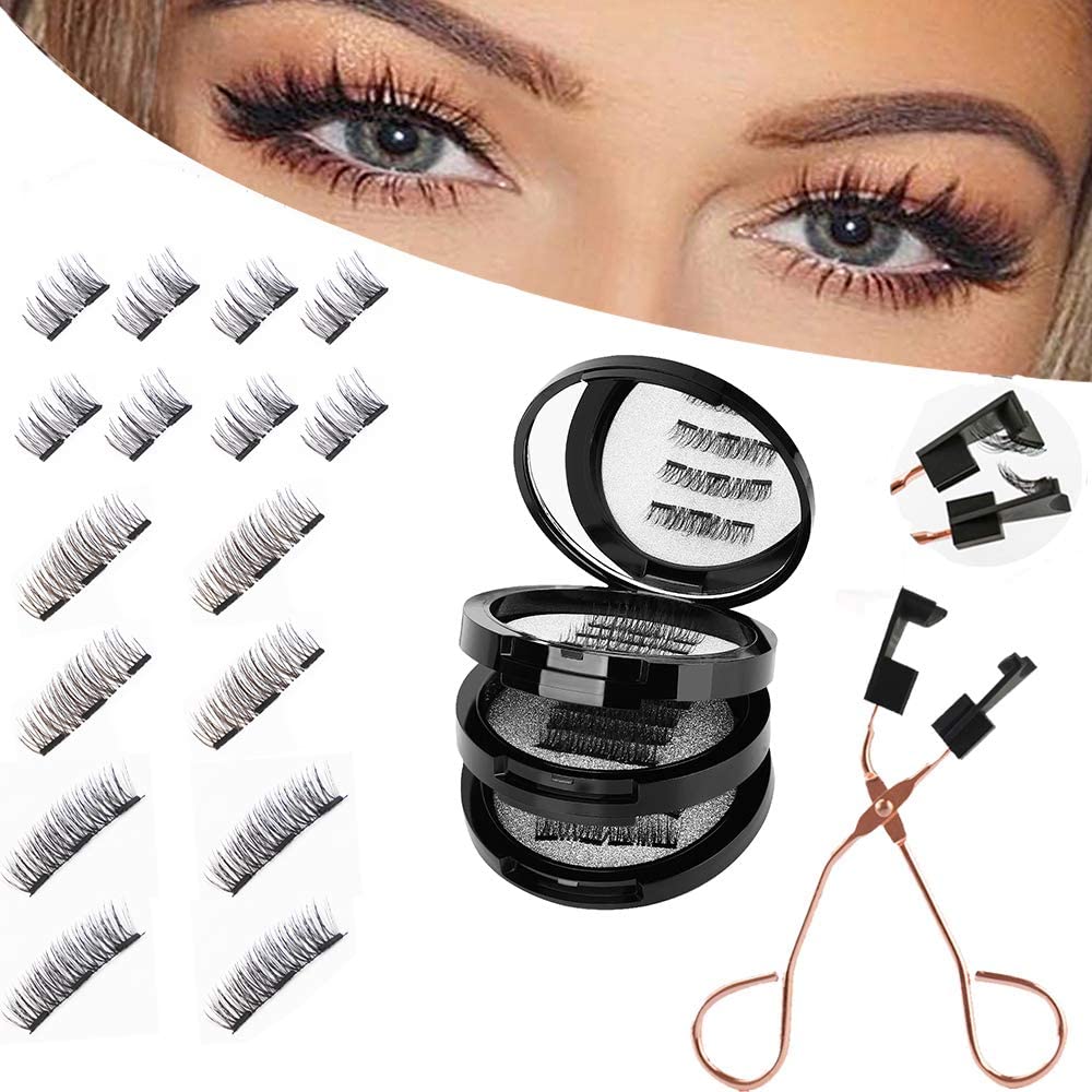 Lashes ciglia con clip, magnetiche: set professionale