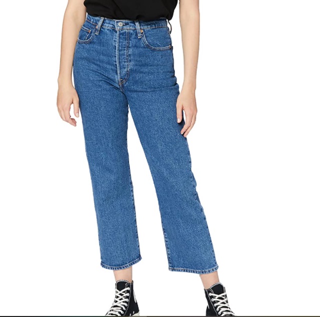 Levi's Ribcage Straight Ankle Jeans Donna