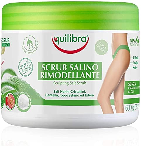 Scrub Salino rimodellante e esfoliante a Base di Aloe Vera e olii naturali di Equilibra