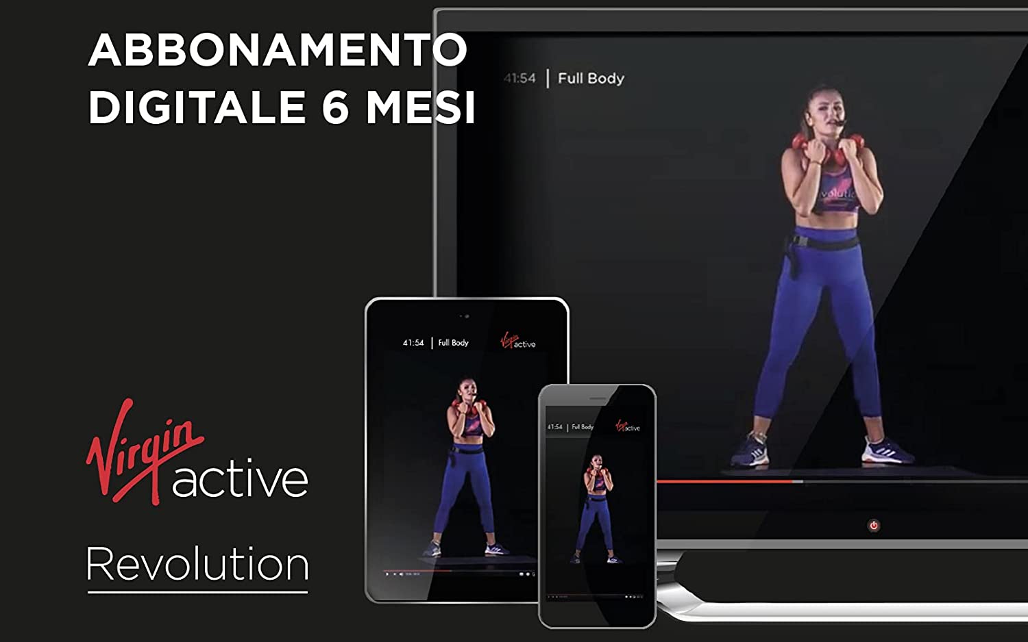 Virgin Active Italia Abbonamento Digitale semestrale Virgin Active Revolution