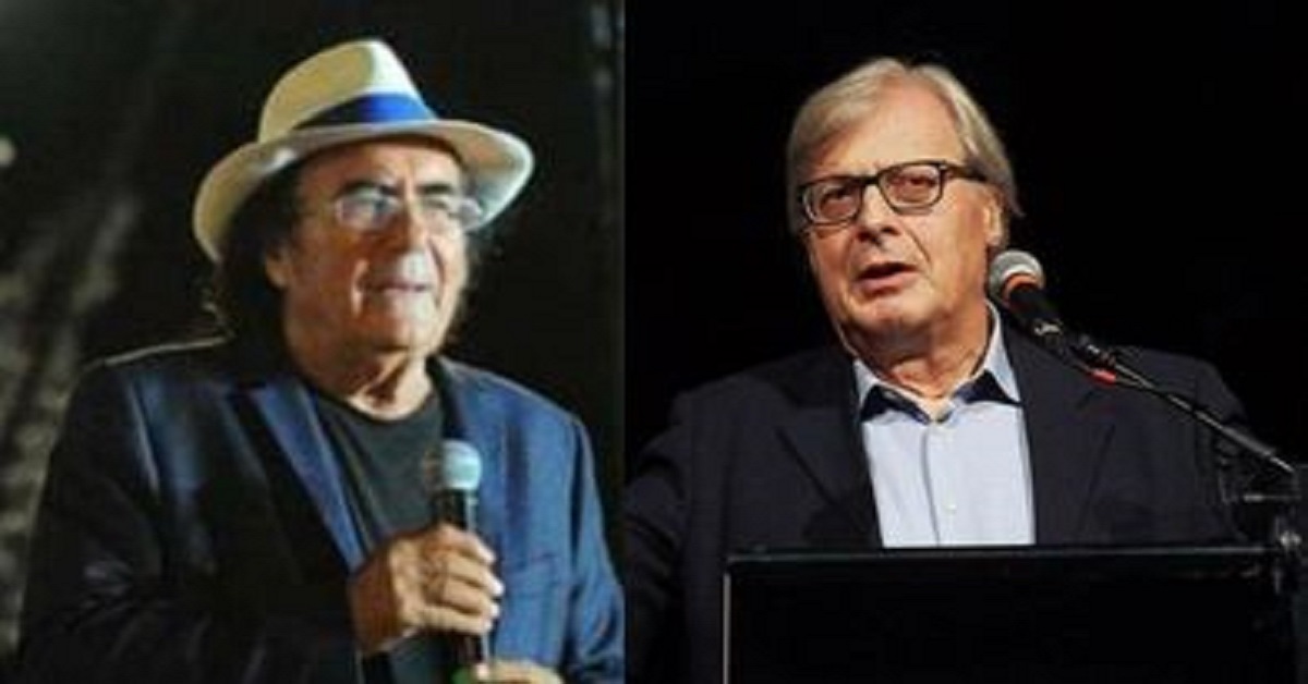 Al Bano Carrisi e Vittorio Sgarbi tra fischi e insulti all'Arena di Verona