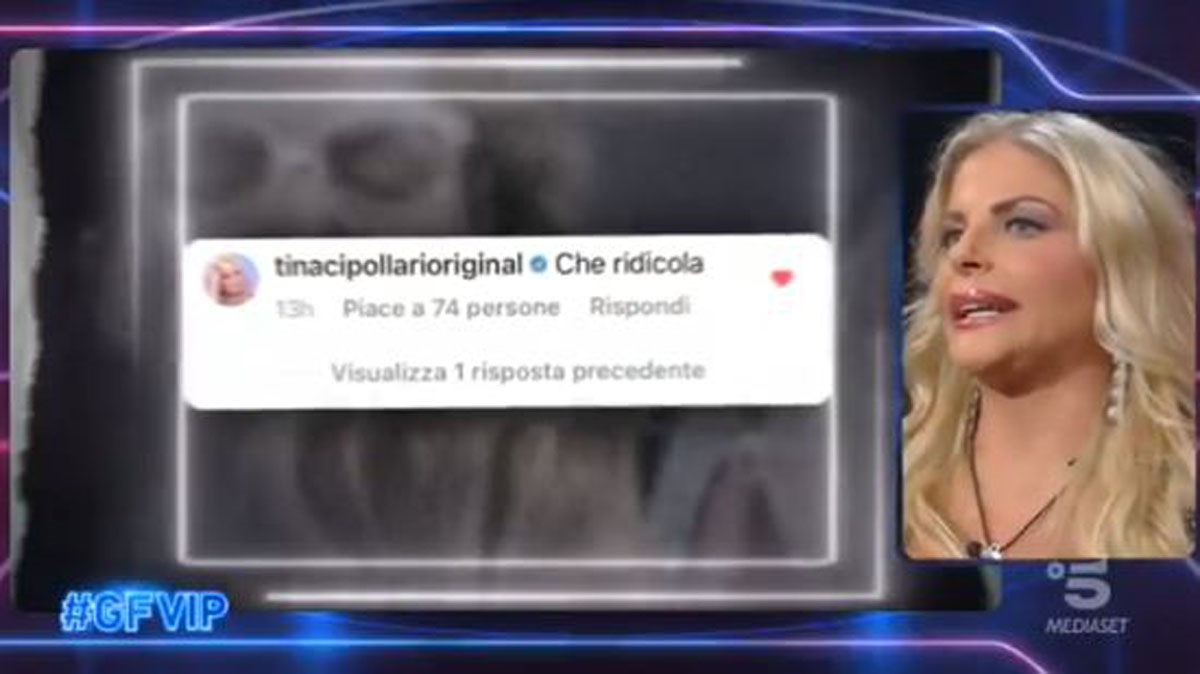 GF Vip: Francesca Cipriani parla con Katia Ricciarelli di Tina Cipollari