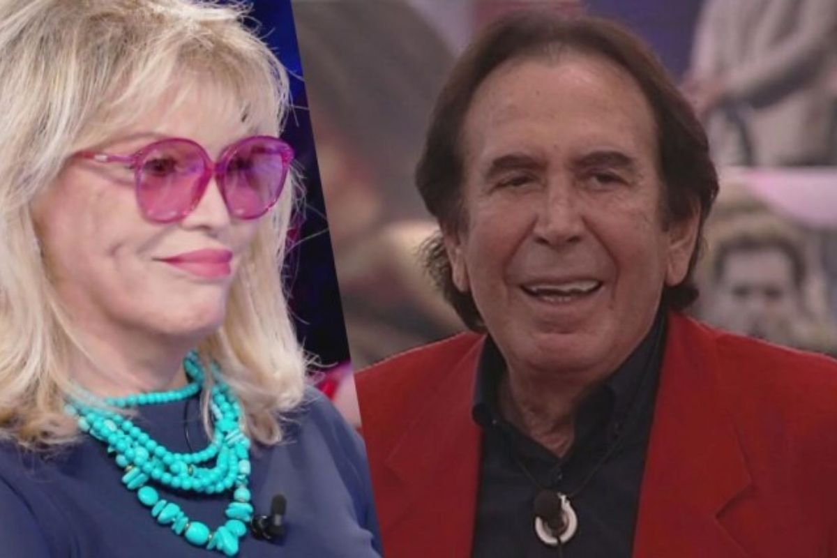 Giucas Casella e Amanda Lear