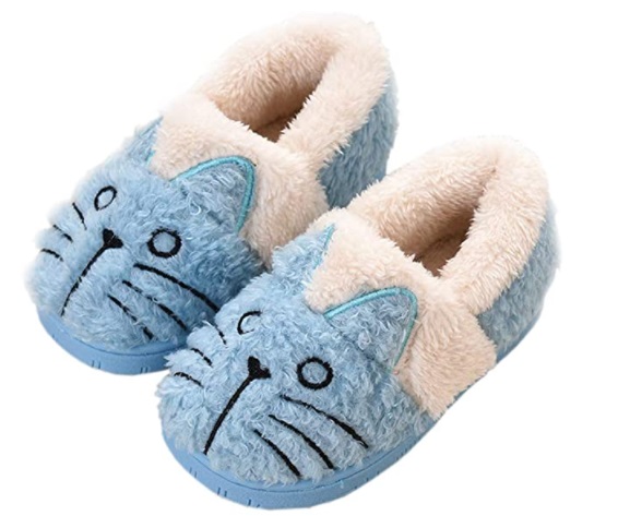 Pantofole di caldo cotone per l'inverno modello slipper con simpatici animaletti