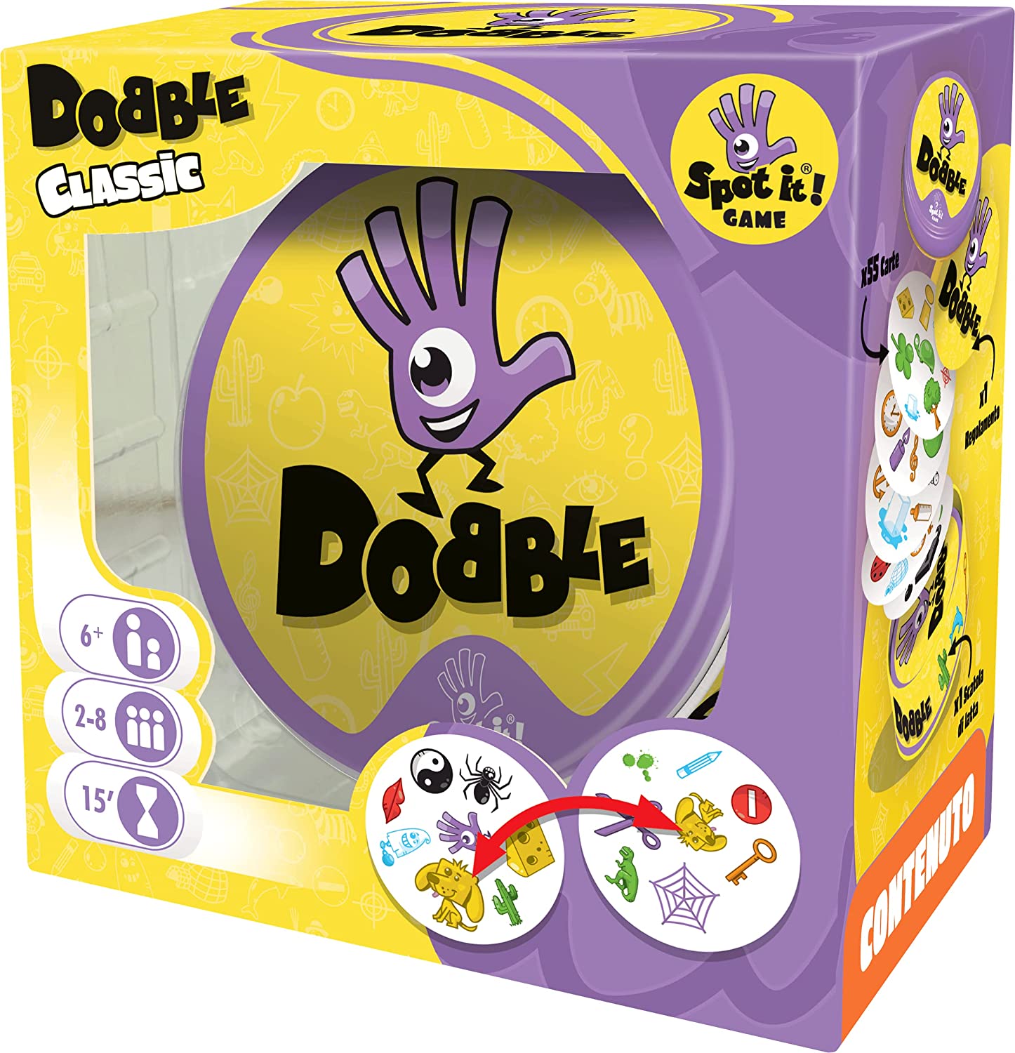 Asmodee - Dobble, divertente gioco da tavolo per bambini e adulti, edizione in italiano