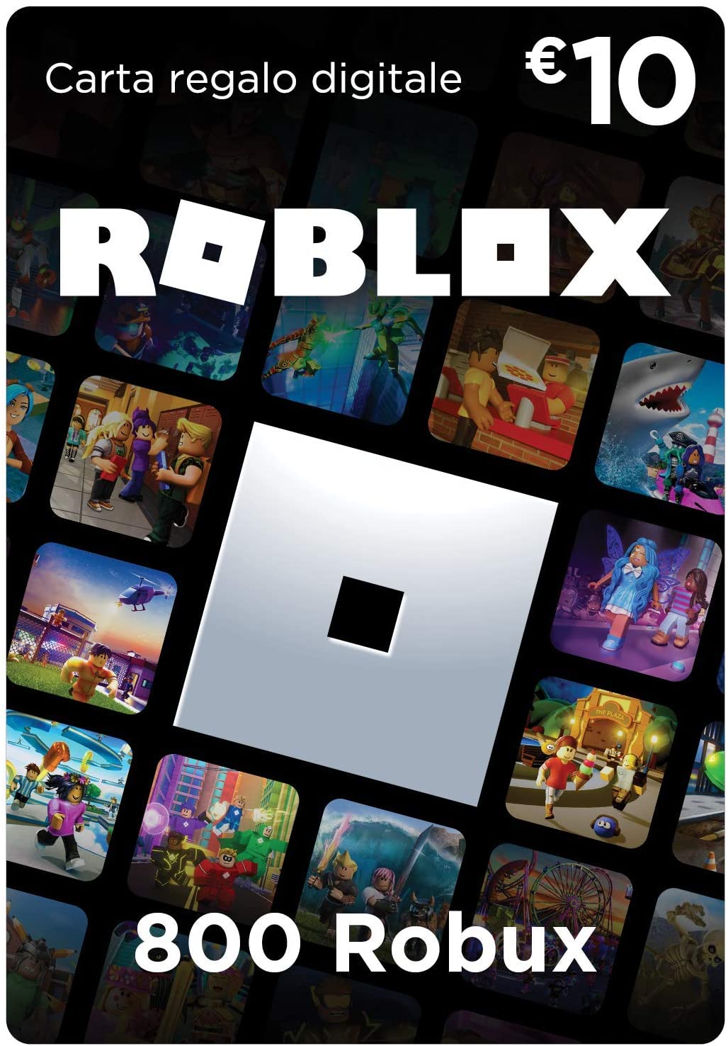 Carta Regalo Roblox - 800 Robux