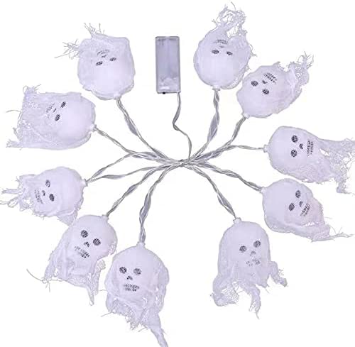 Catena di luci per Halloween, per interni ed esterni, decorazione per feste