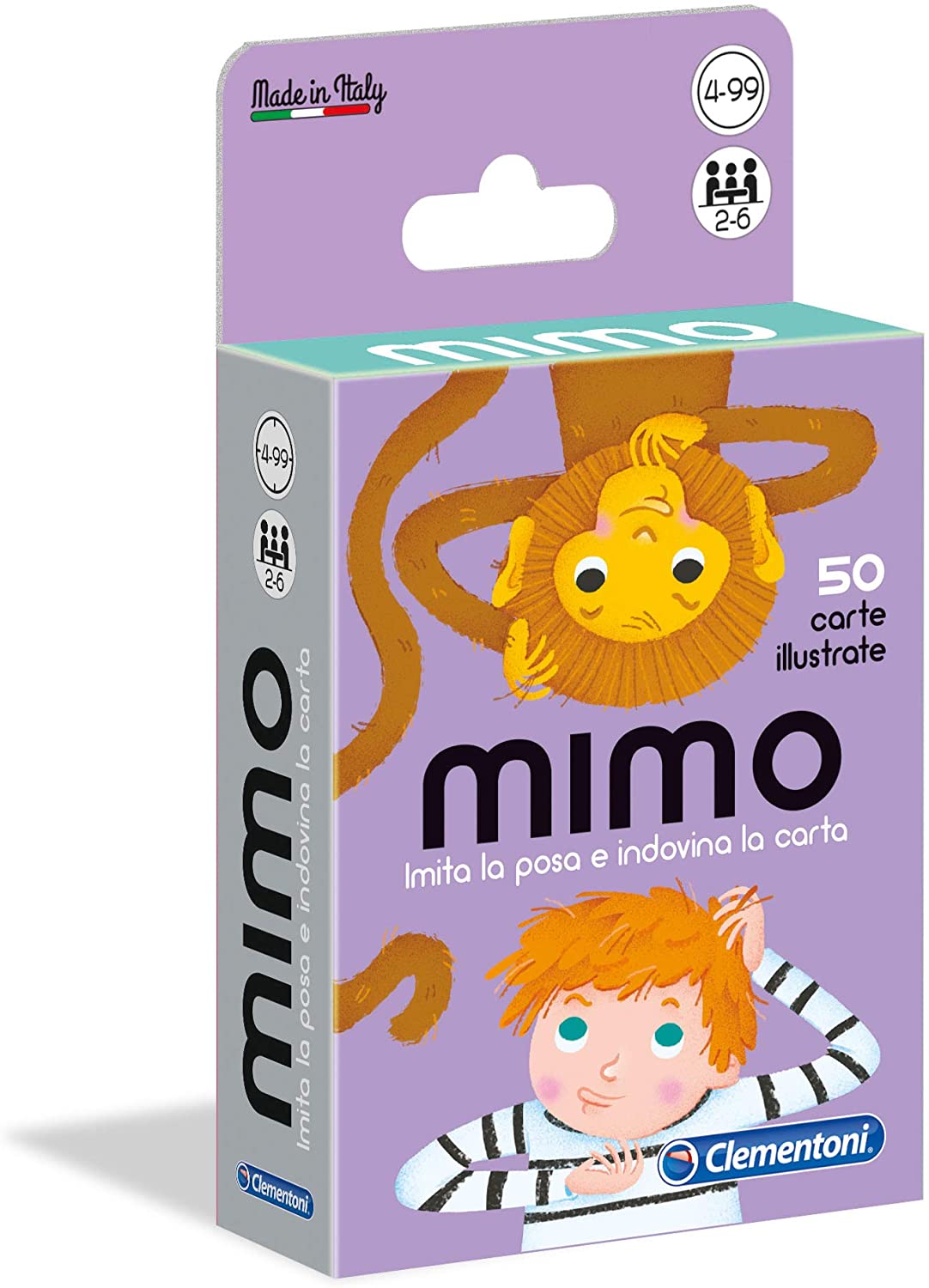 Clementoni- Mimo, Carte da Gioco per Bambini