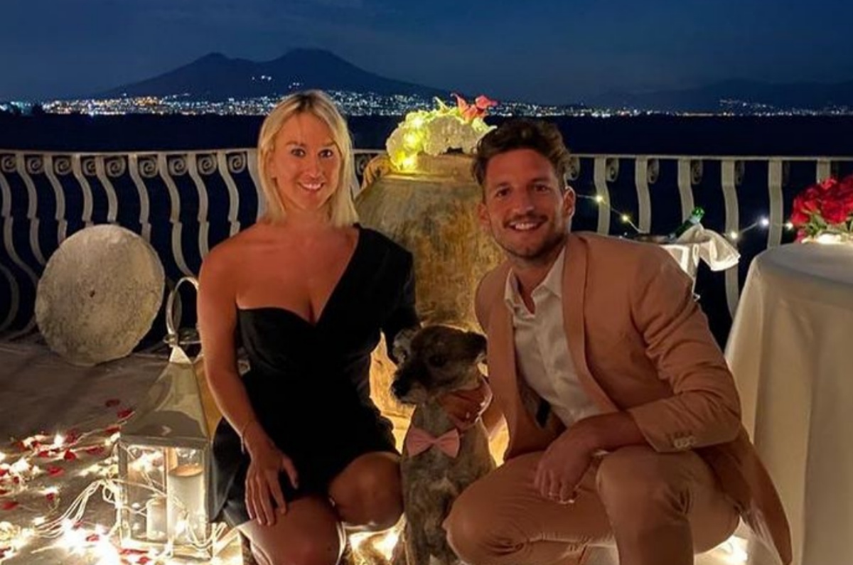 Dries Mertens e sua moglie da giovanissimi