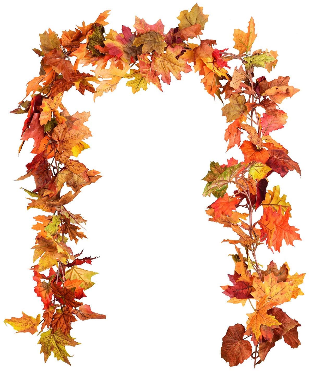 Climbing Artificial Maple Leaf Garland for your door or fireplace