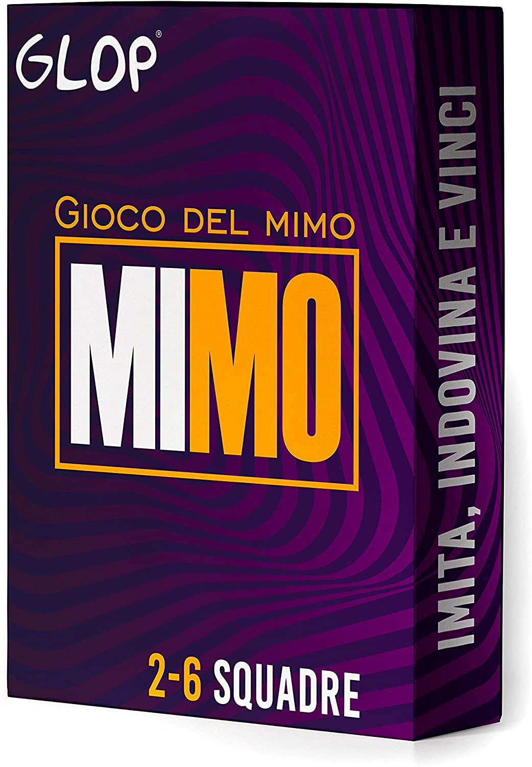 Glop Mimo, gioco del mimo da tavolo per adulti e famiglie con bambini sopra i 10 anni