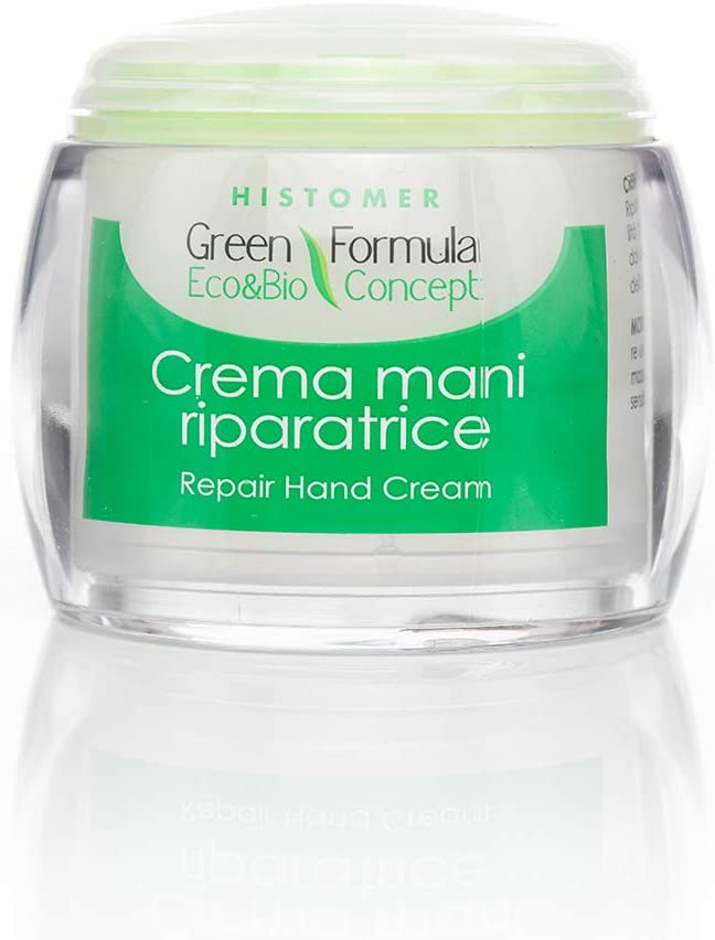 Histomer creme per le mani riparatrici per pelli secche e screpolate, irritate e arrossate, con vitamina C, vitamina E e cellule staminali vegetali (50 ml)