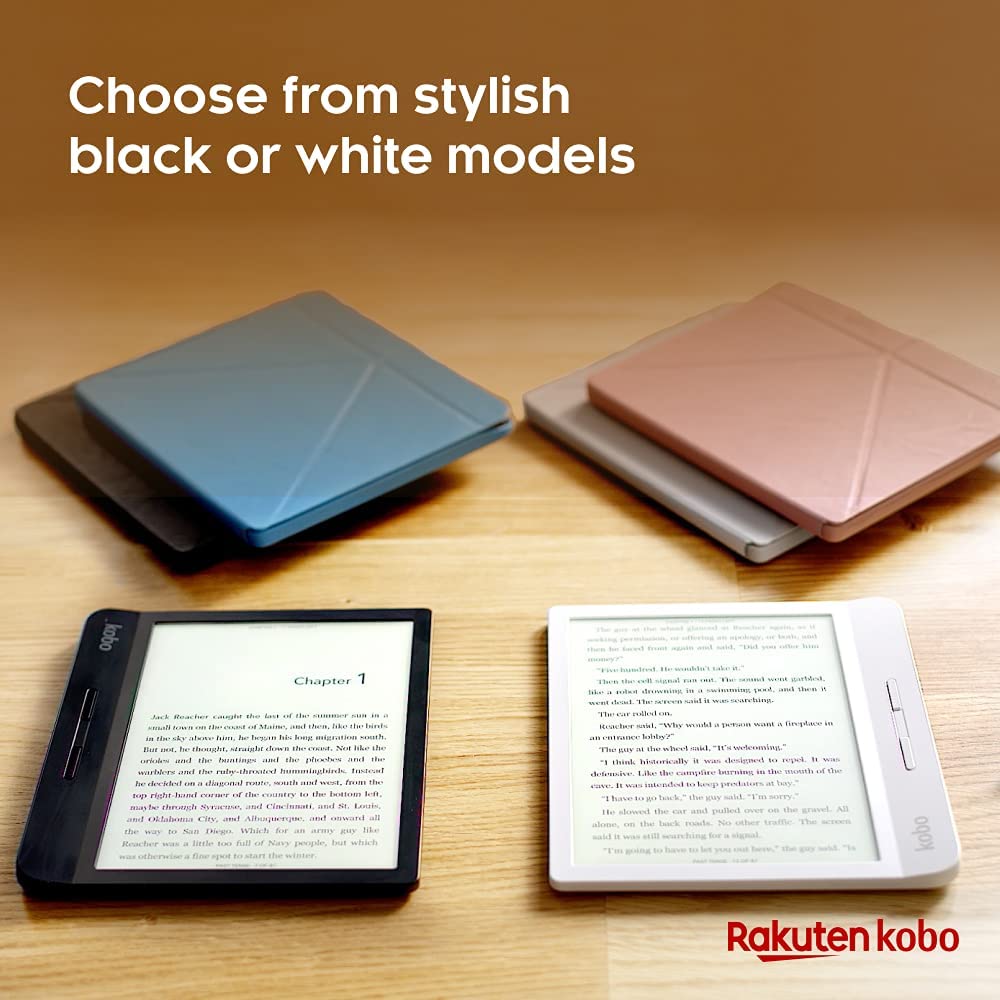 Kobo Libra H2O lettore e-book Touch screen 8 GB Wi-Fi Nero