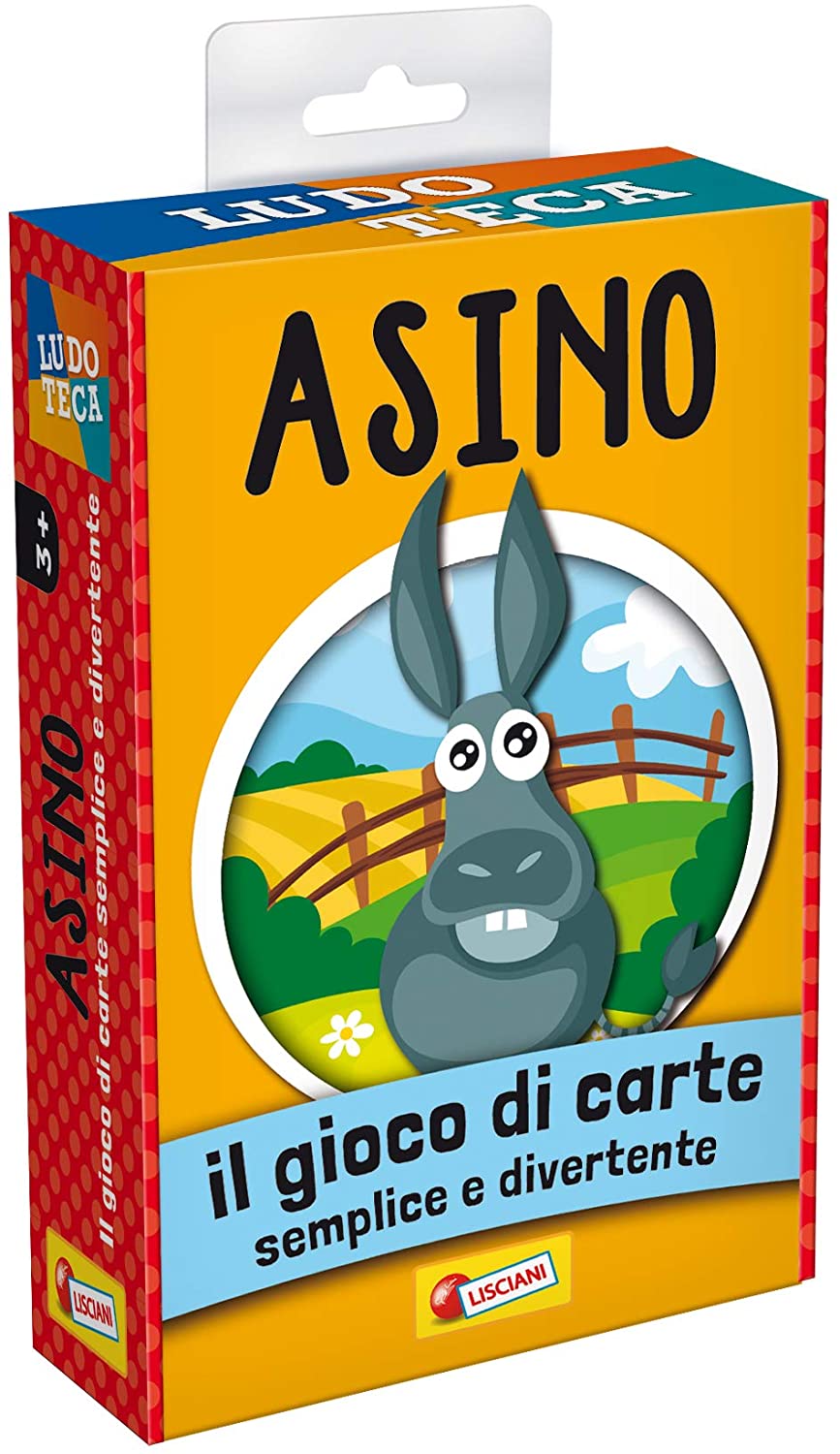 Lisciani Giochi- Ludoteca Le Carte dei Bambini Asino Gioco di società