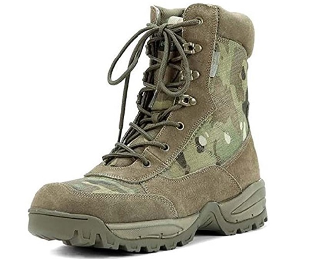 Mil-Tec - Tactical Boot M.ykk Zipper, Men's Combat Boots