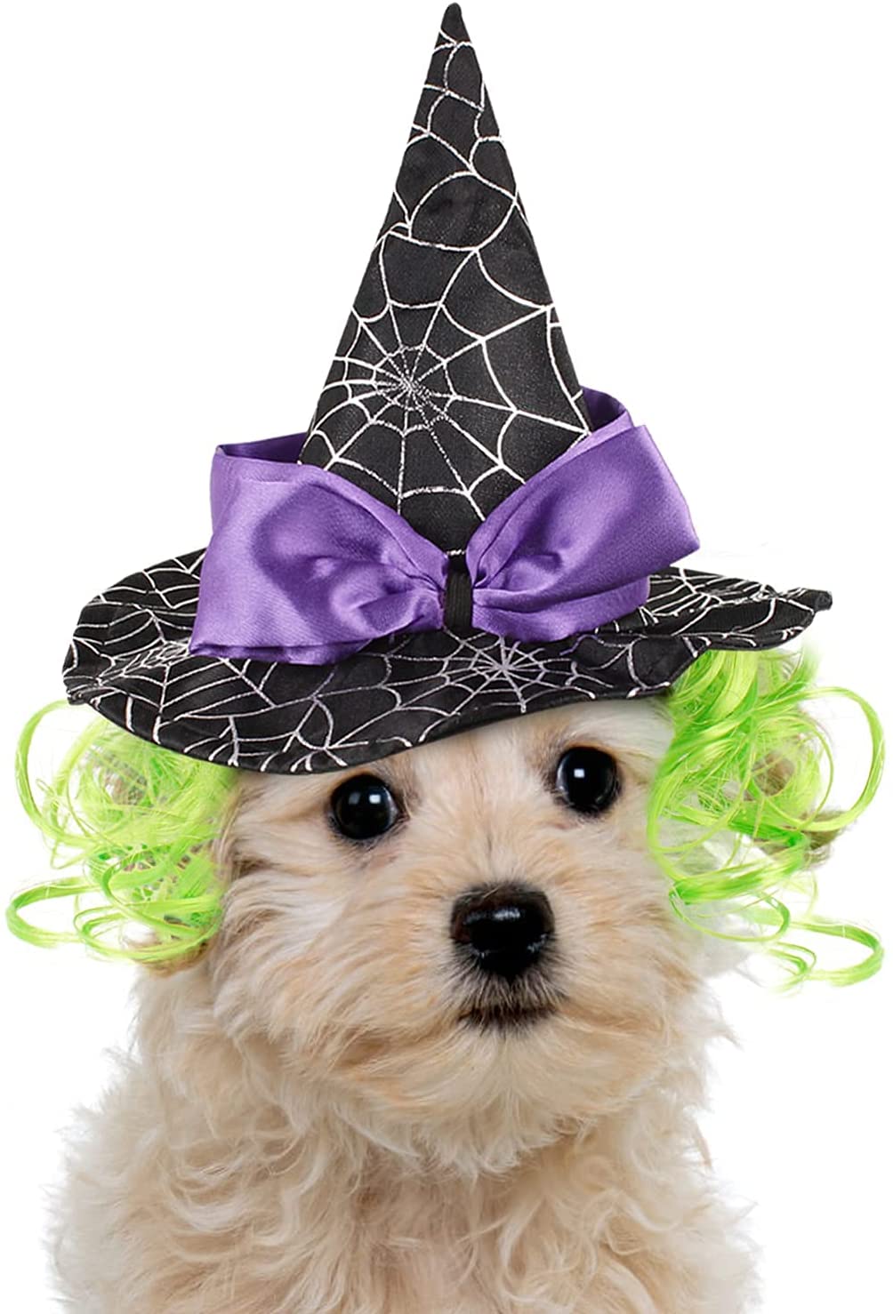 Namsan Accessori per cani e per gatti per Halloween, cappello da strega