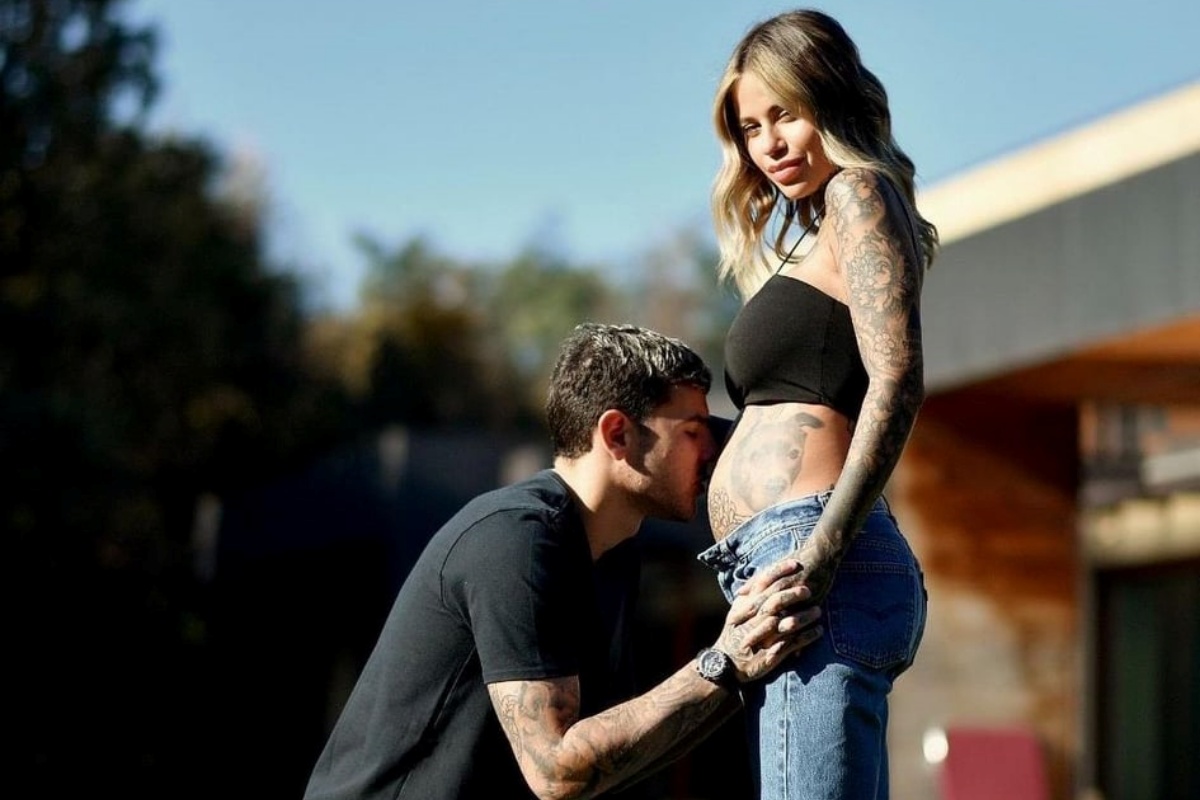 Theo Hernandez e Zoe Cristofoli presto genitori