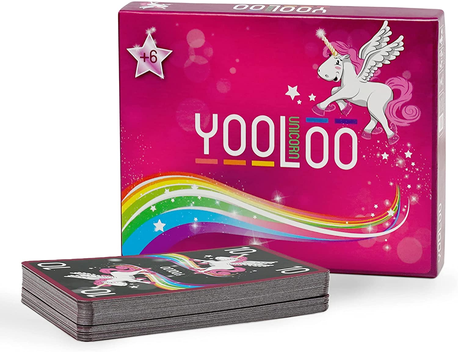 YOOLOO Unicorn - L'eccezionale gioco di carte per bambini, adulti e amanti degli unicorni (da 2 a 8 persone, 2 varianti di gioco)