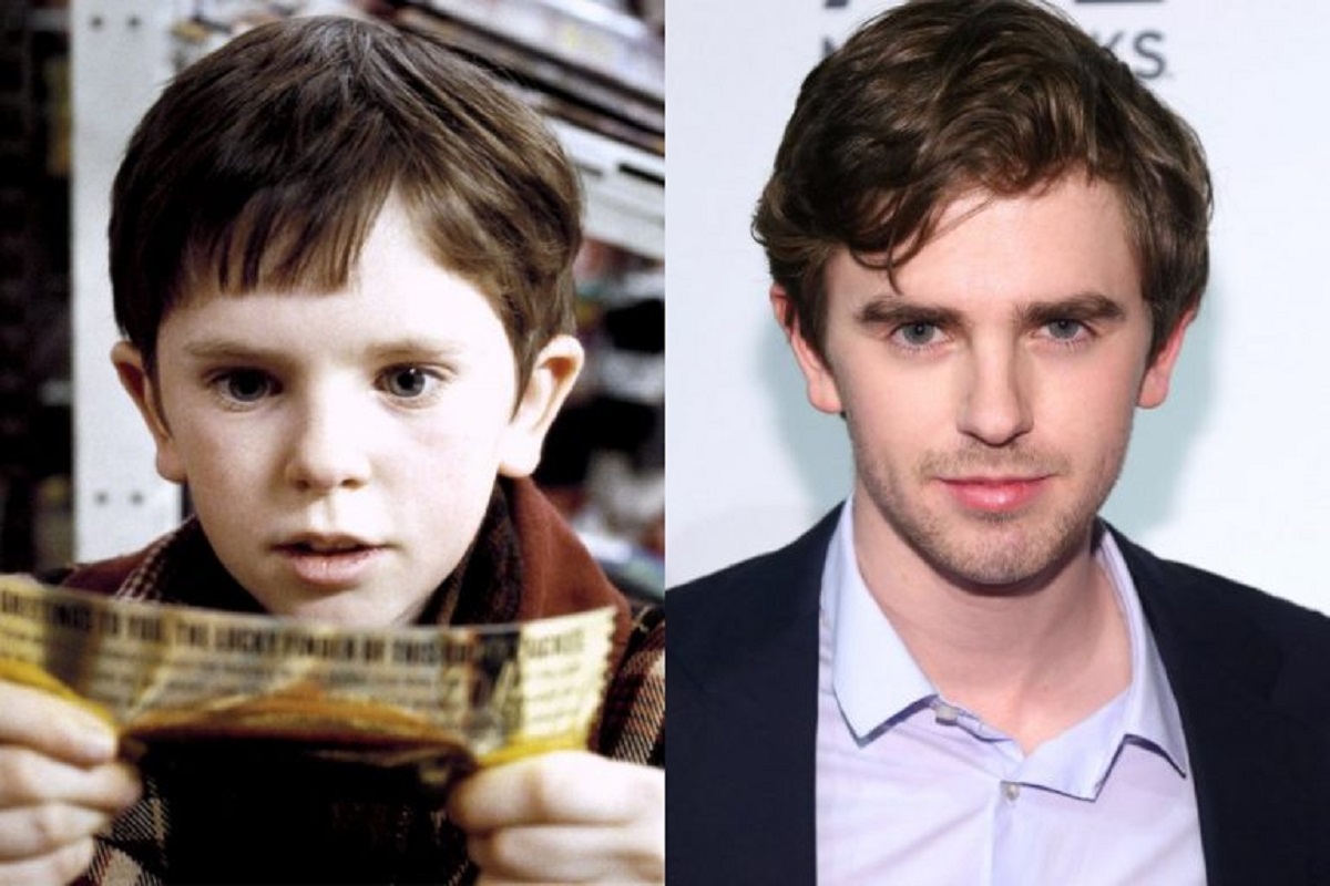 Freddie Highmore bambino de La Fabbrica di cioccolato