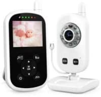 GHB Baby Monitor Videocamera Schermo 2.4inch LCD Telecamere con VOX Visione Notturna Ninne Nanne Visione Monitoraggio Temperatura