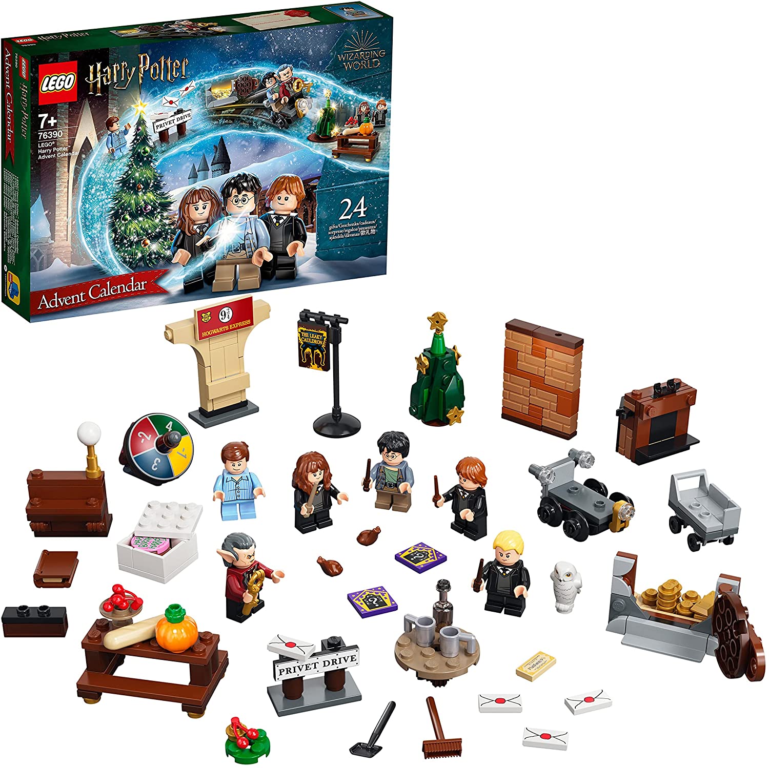 LEGO Harry Potter Calendario dell'Avvento 2021, e Gioco da Tavolo per Bambini dai 7 Anni