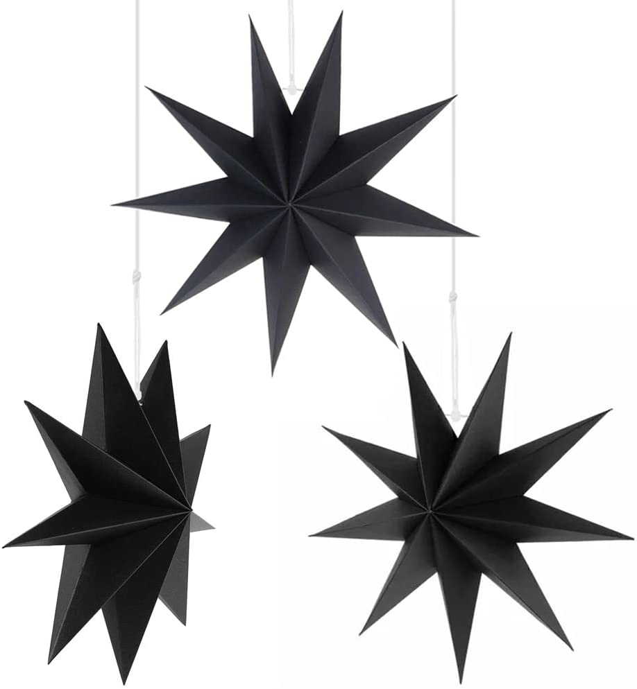 Paper Star Lantern, 3 stelle di Natale di carta da appendere in 3D
