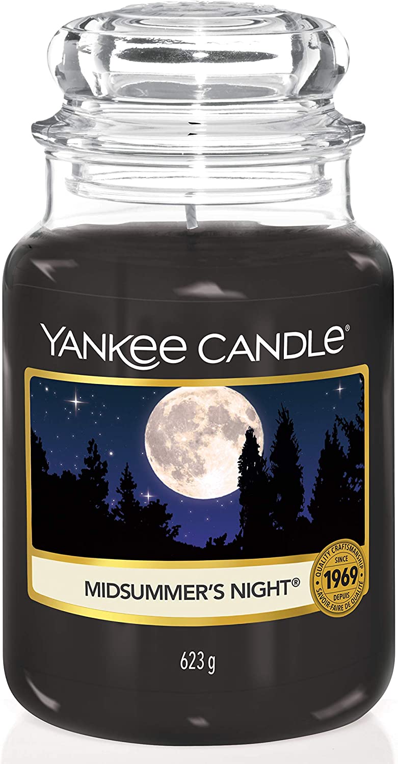 Yankee Candle Large Jar Scented Candle, Midsummer Night