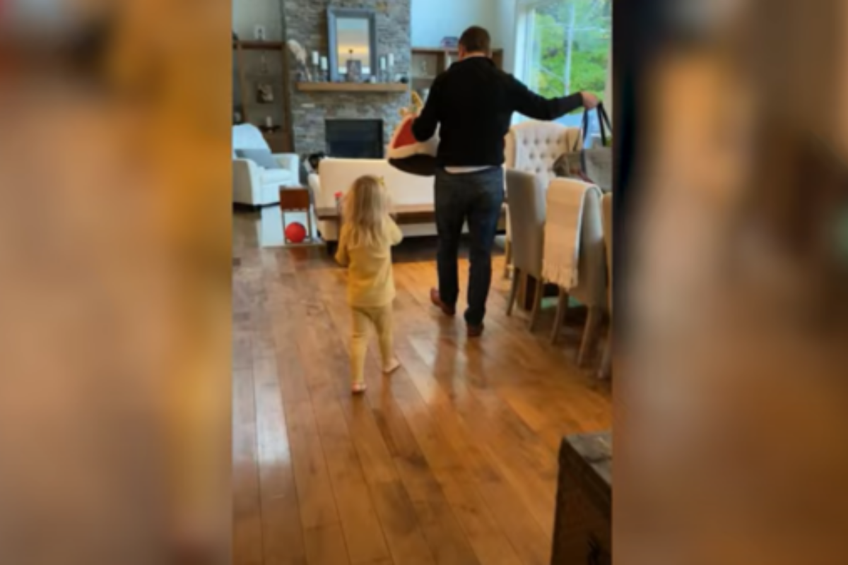 La clip virale del gatto come sorpresa per le sue bambine: non sono riuscite a trattenere l’emozione
