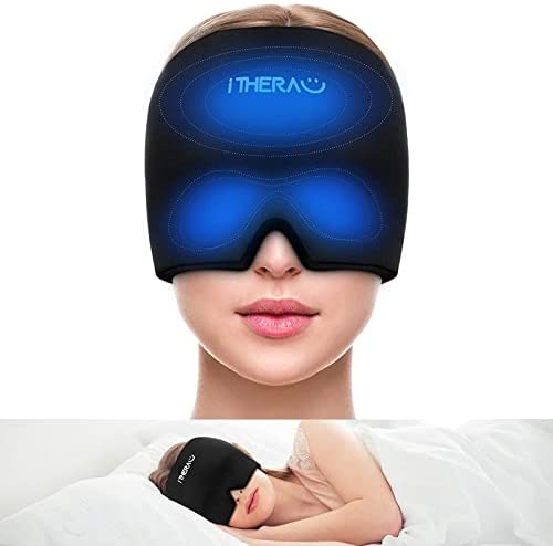 i THEARU - Maschera per dormire in gel rinfrescante