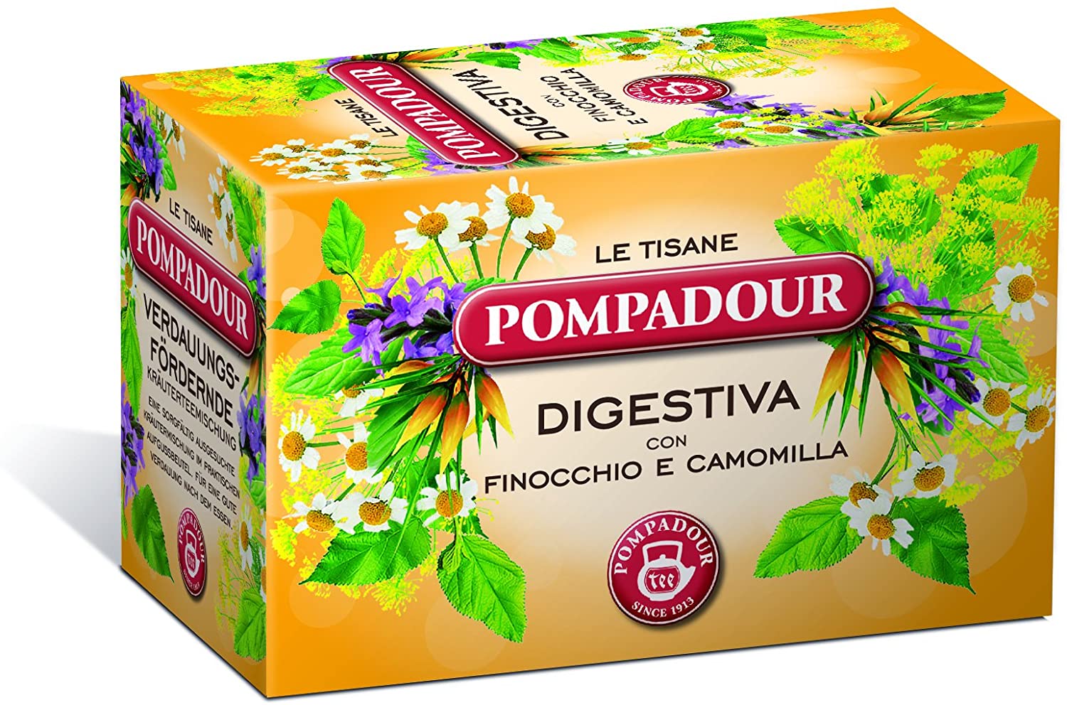 Pompadour, Tisana Digestiva con Finocchio e Camomilla