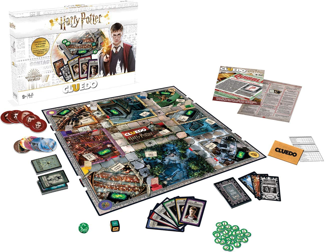 Winning Moves Gioco da Tavolo-Cluedo Harry Potter Edizione da Collezione