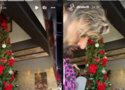 GF Vip: Alex Belli canta per la moglie Delia