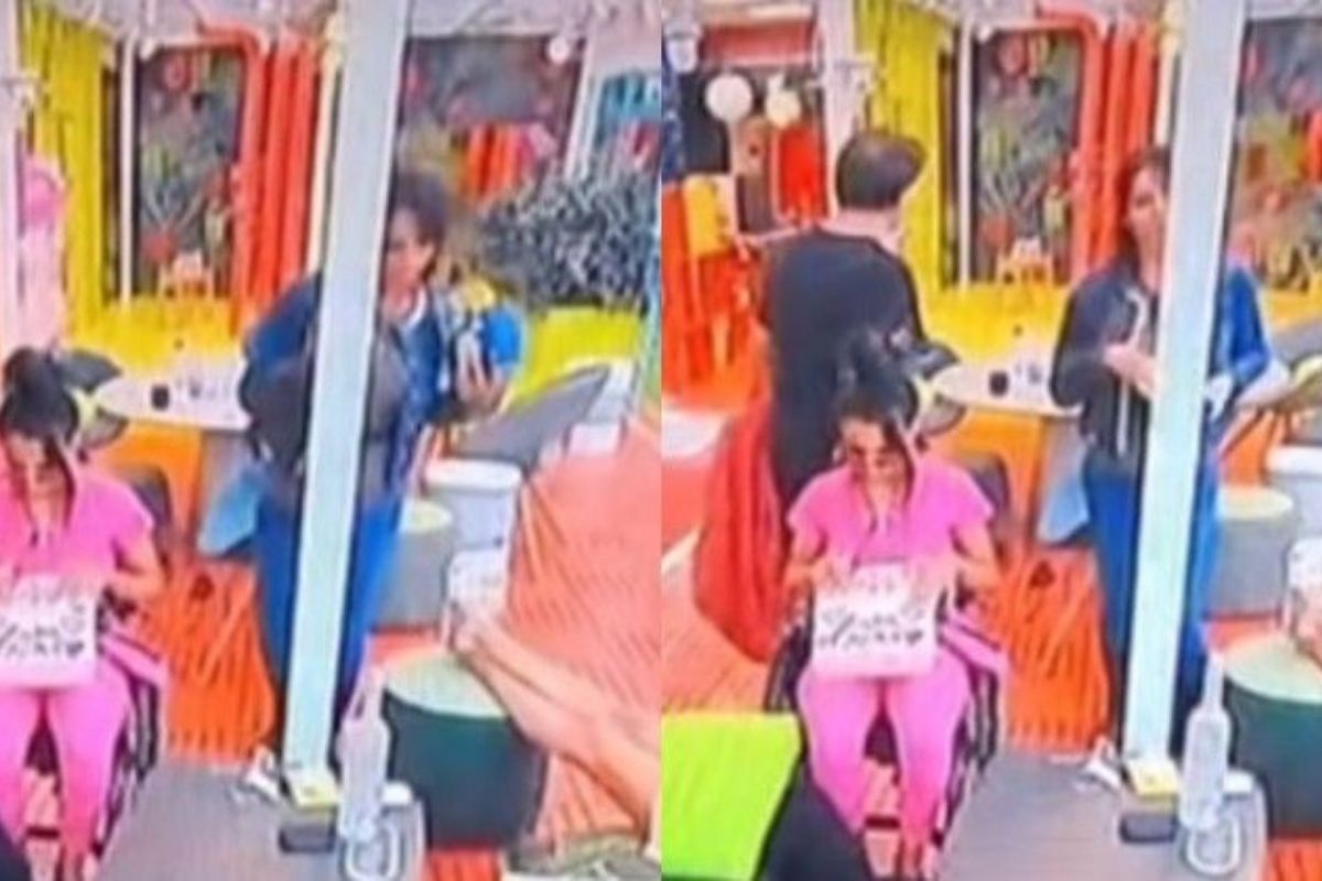 Lulu Selassiè cerca qualcosa nella borsa poi vede le telecamere e desiste: cosa cercava?
