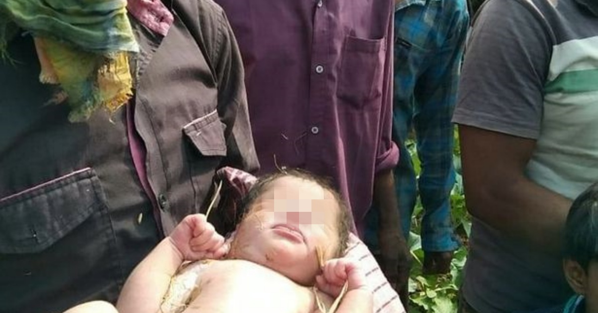neonata abbandonata in India