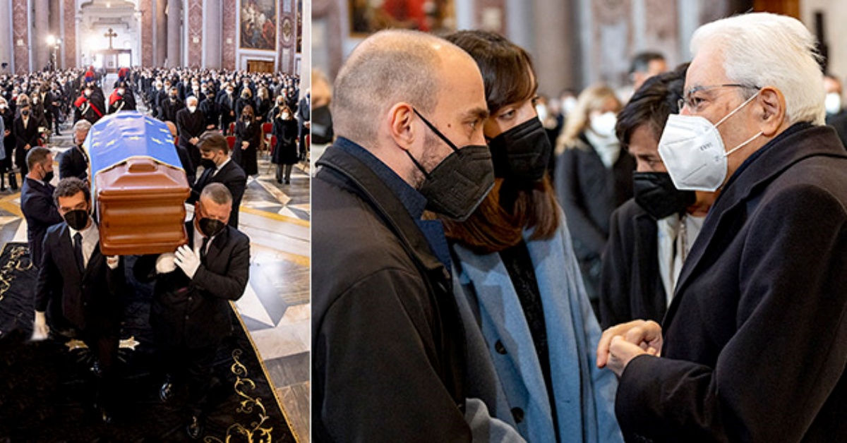 Funerale David Sassoli