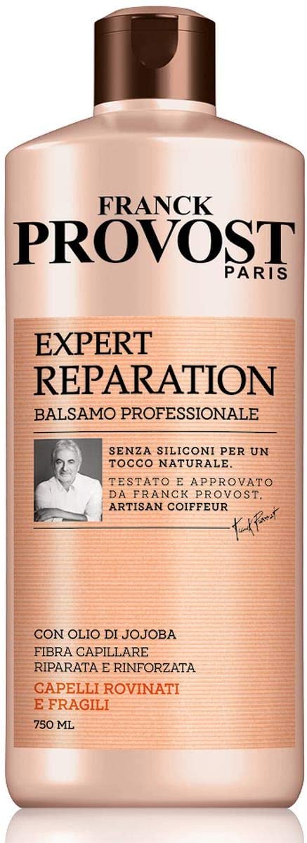 Franck Provost Balsamo Professionale Expert Reparation, Balsamo con Olio di Jojoba per Capelli Rinforzati e Riparati, 750 ml, Confezione da 1