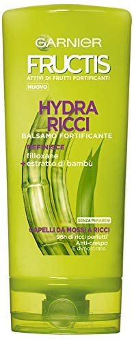 Garnier Fructis Balsamo Definizione Hydra Ricci per Capelli da Mossi a Ricci con Estratto di Linfa di Bambù, 200 ml