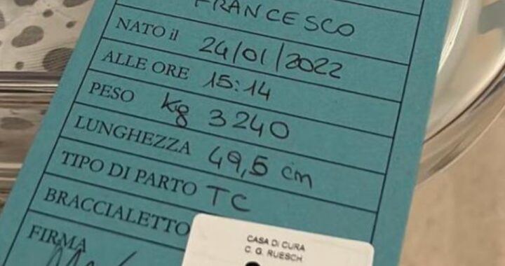 Nato il quinto figlio di Gigi D'Alessio