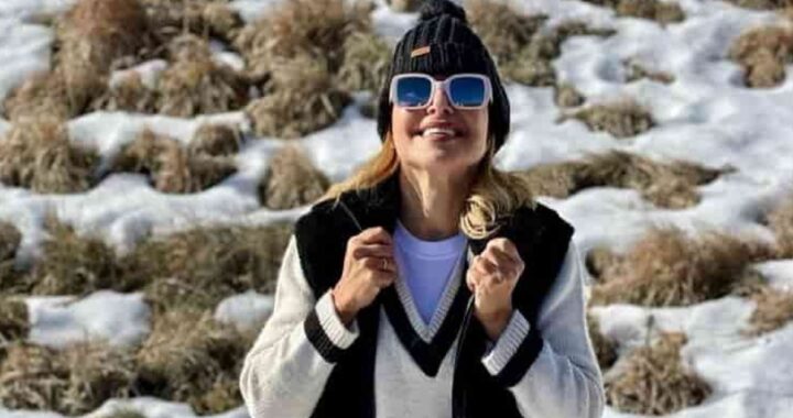 Barbara D'Urso neve