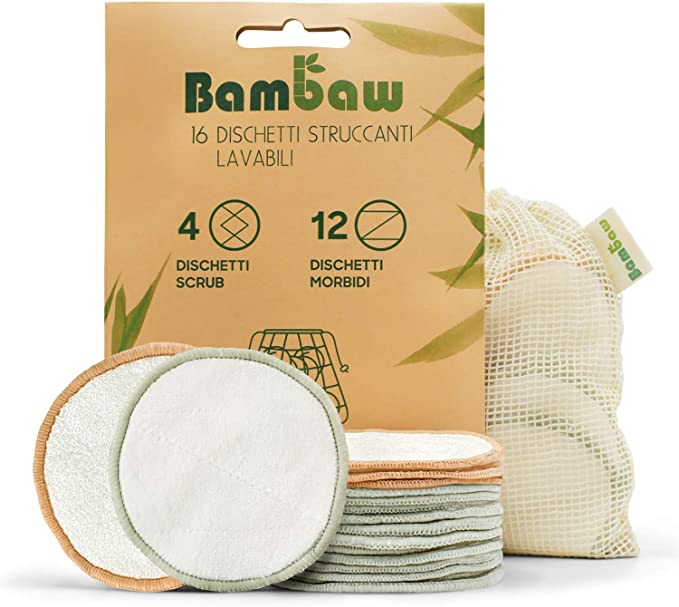 Bamboo washable make-up remover pads