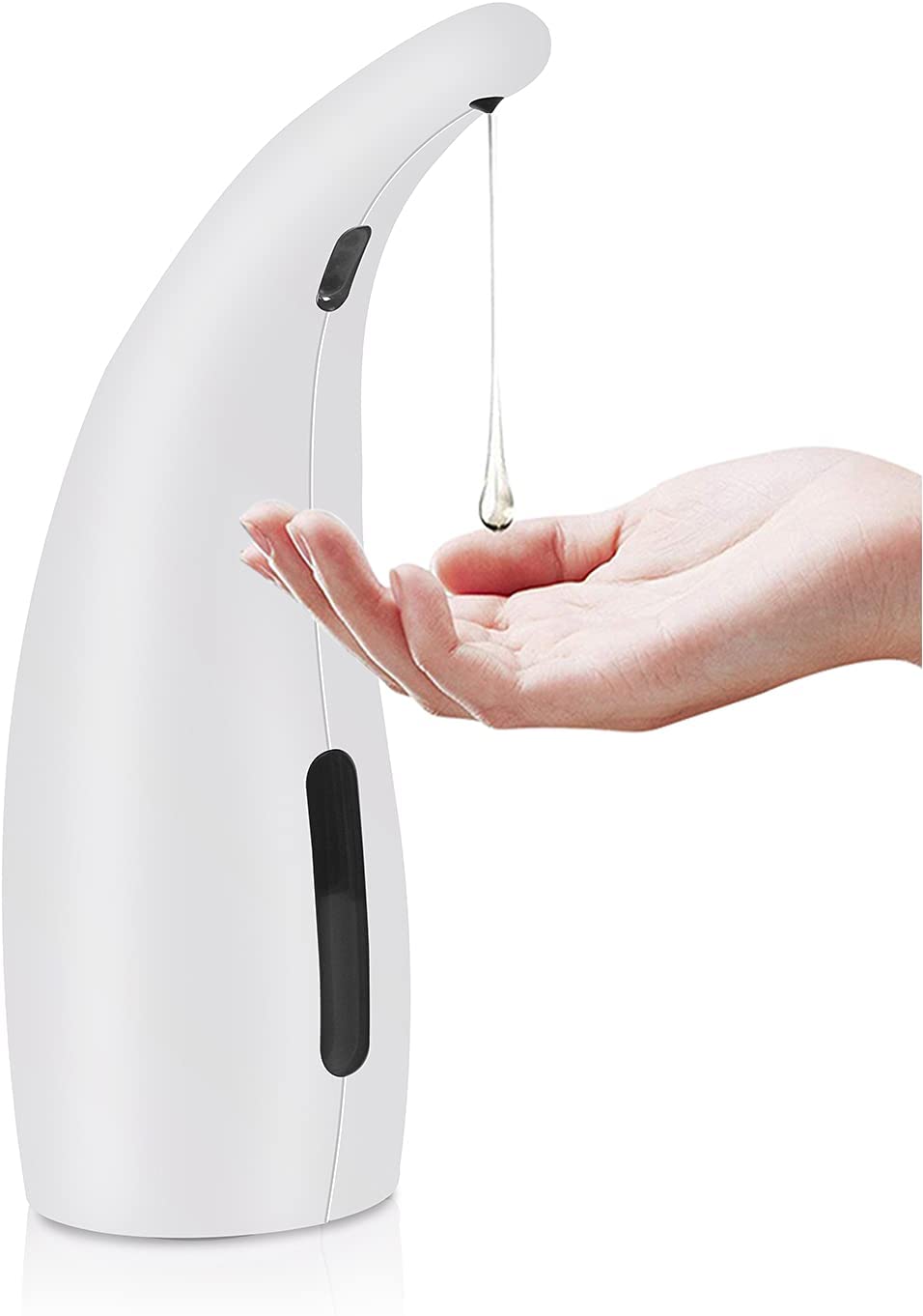 Frondent Distributore di Sapone Automatico, 300ML Touchless Sensore a Infrarossi Dispenser di Sapone Impermeabile per Cucina Bagno e Hotel
