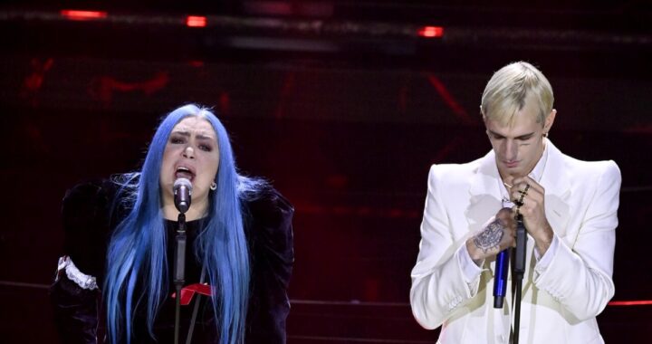 Sanremo 2022 Loredana Berté e Achille Lauro