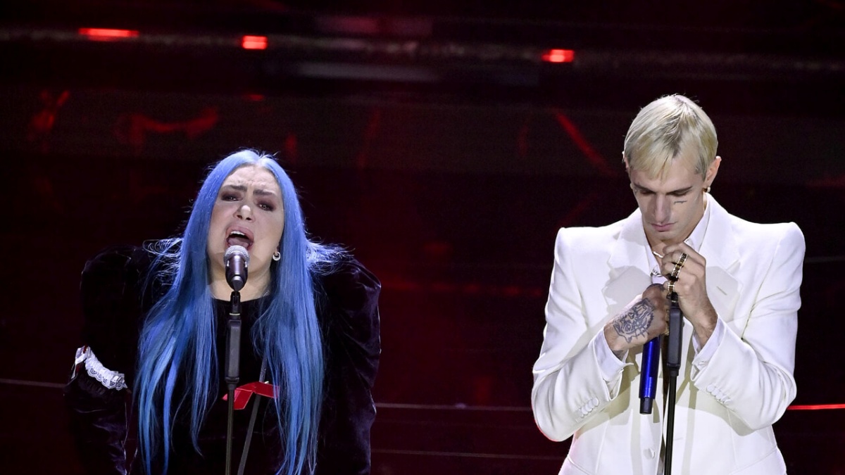 Sanremo 2022 Loredana Berté e Achille Lauro