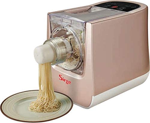 Sirge PASTARITA Macchina per la Pasta 300 W - 22 Trafile - Uscita Pasta verticale - 4 programmi automatici + 2 MANUALI Max 640gr. di farina - kit ravioli omaggio