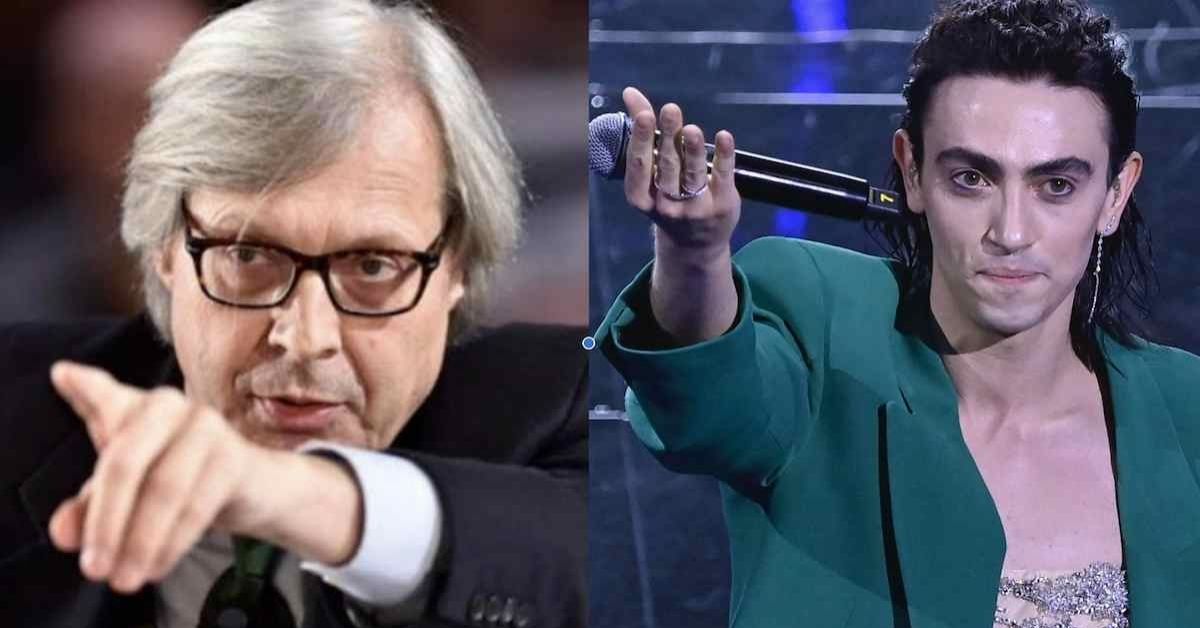 Vittorio Sgarbi critica la performance di Michele Bravi a Sanremo. La reazione del cantante