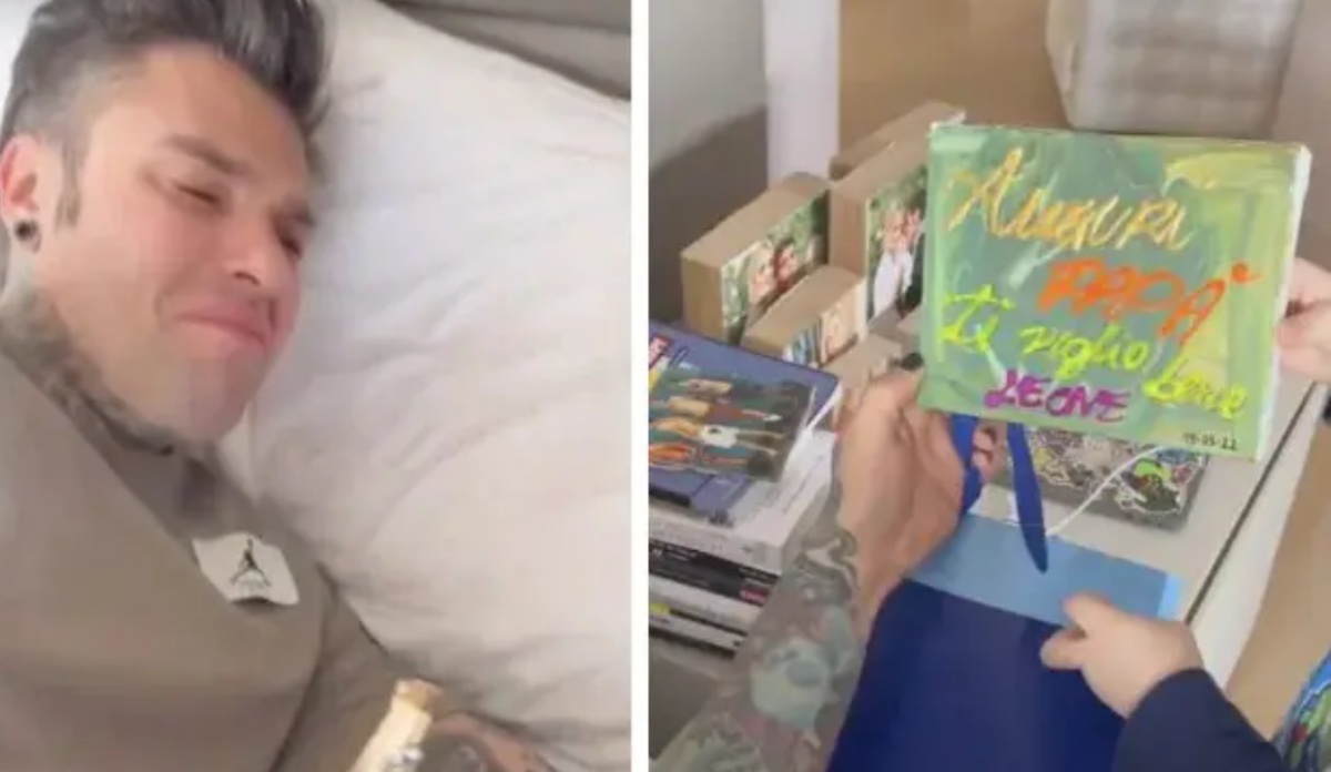 Fedez regalo Leone