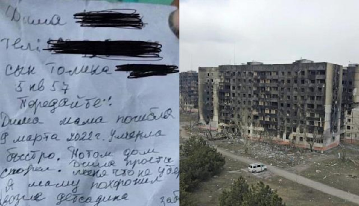 drammatica lettera di un papà ucraino al figlio
