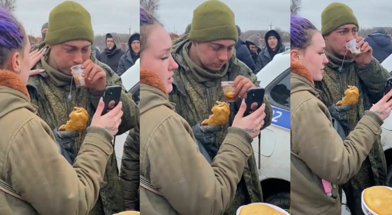 Russian soldier surrenders in Ukraine