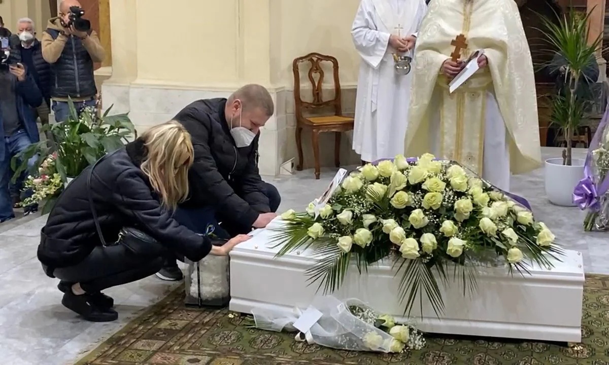 funerale piccola Taiisia Marzeniyk 