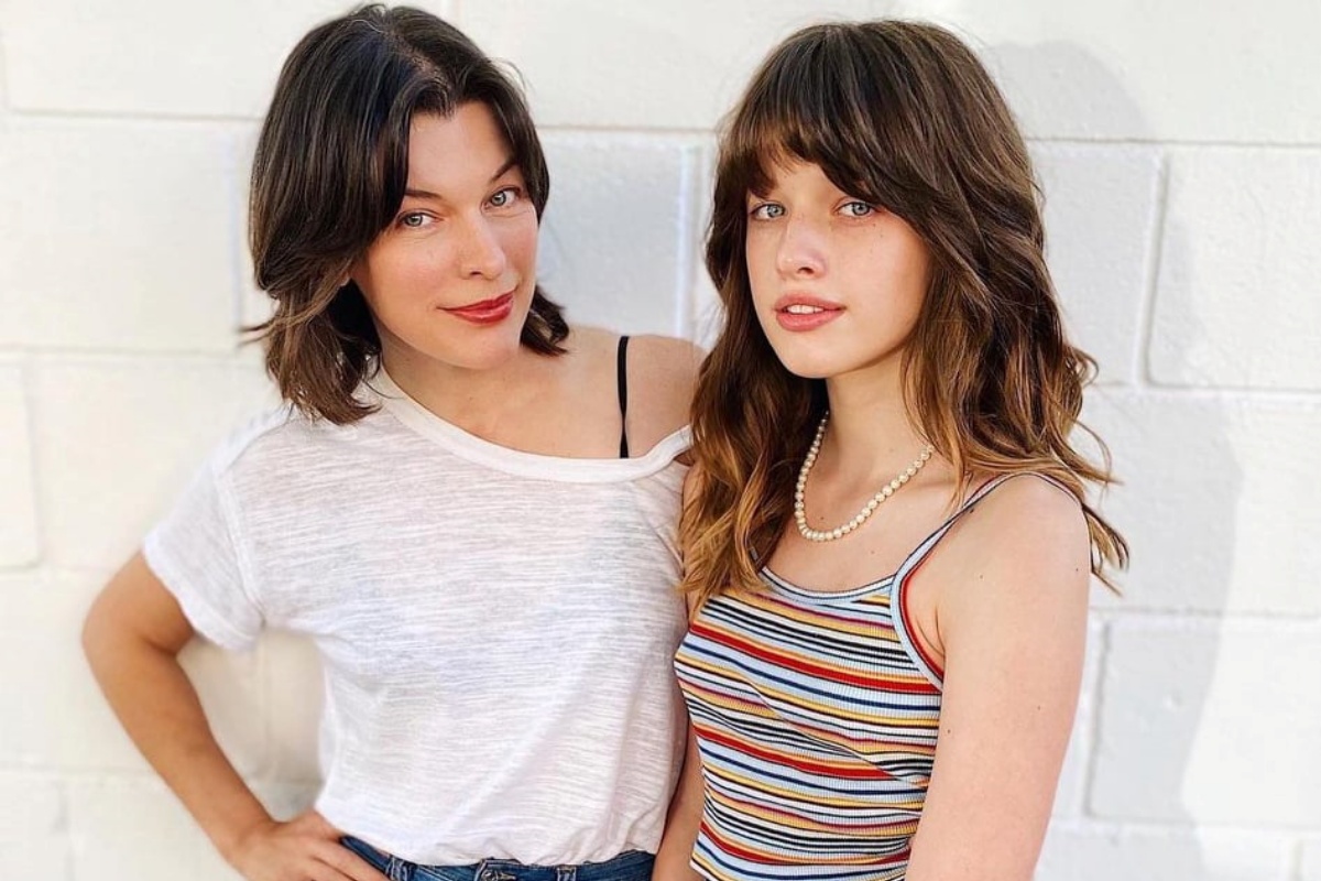 La somiglianza tra Milla Jovovich e sua figlia Ever